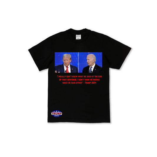 Trump 2024 Limited Edition T-Shirt ( Freedom Design in Black )