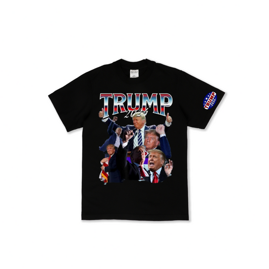 Trump 2024 Limited Edition T-Shirt ( Liberation Design  in Black )